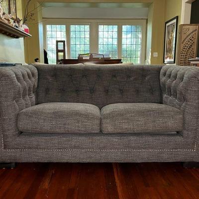 Grey Love seat
