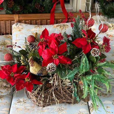 Large basket arrangement $30