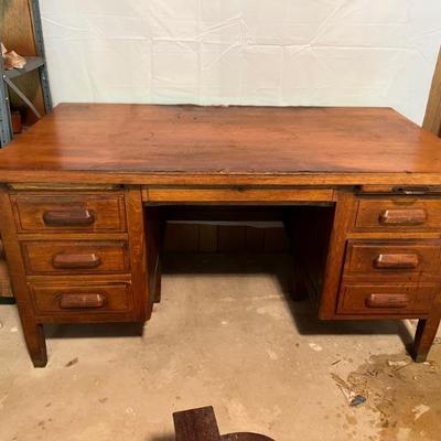 Oak store desk $140