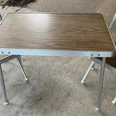 Child’s camping table $
