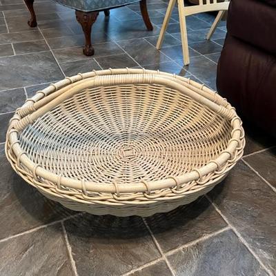 Large wicker/bentwood basket $48