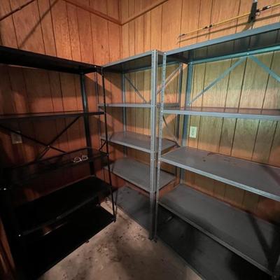 Metal shelving 