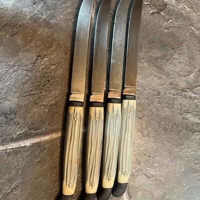 Queen steel stag knives $28 4pc