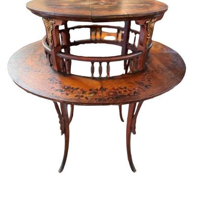 Two-Tier Antique Side Table