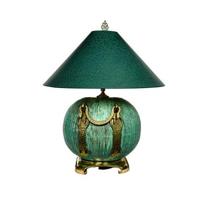 Rotund Teal Frederick Cooper Lamp