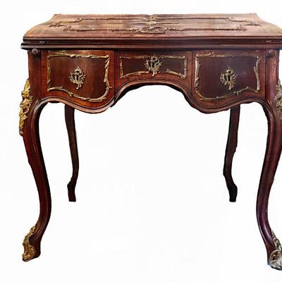 French Fall Front Desk with Ormolu Mounts