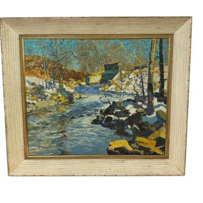 Artist Signed "Winter to Spring"