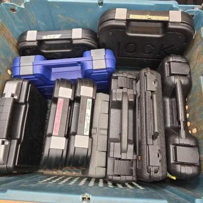#1838 • (10) Hard Pistol Cases
