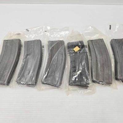 #1676 • NEW!!! (6) 30rd 5.56mm Magazines
