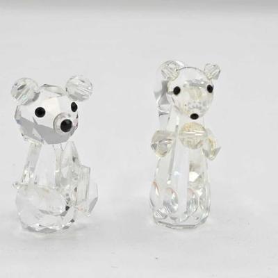 #1922 • Crystal Caravan Bear and Iris Arc Crystal Squirrel
