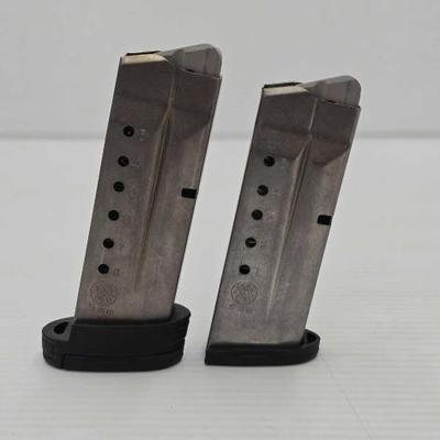 #1610 • (2) 7rd & 8rd S&W 9mm Magazine
