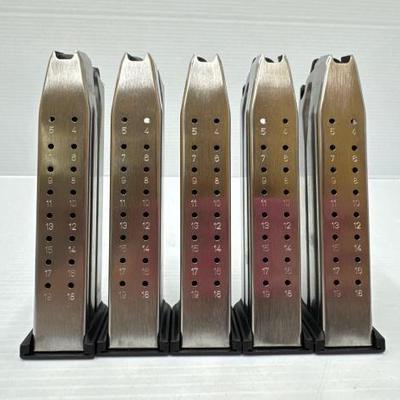 #1658 • (5) Springfield Armory 9mm 19rd Magazines
