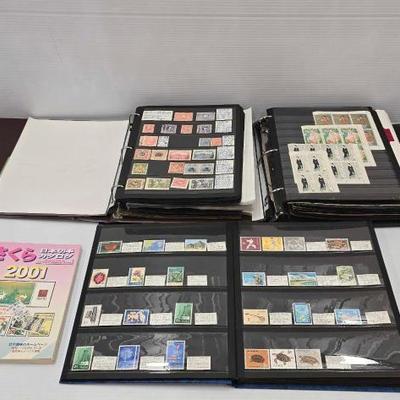 #1958 • (3) Albums Japanese Stamps and Postcards
