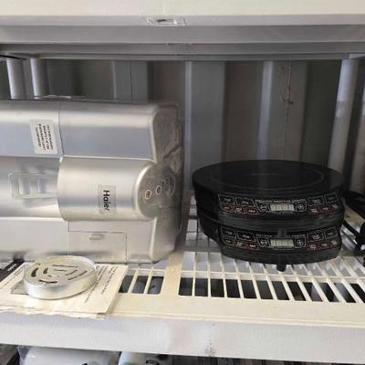 #8078 • (2) NuWave Pro Precision Induction Cooktops and Haier Portable Counter Top Ice Maker
