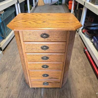 #8102 • Wooden Jewelery Cabinet
