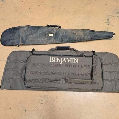 #1794 • (2) Koplin and Benjamin Soft Rifle Cases
