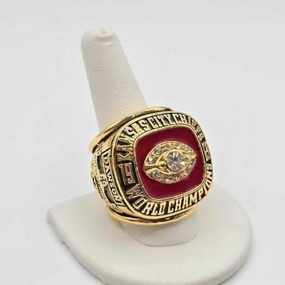 #1914 • Kansas City Chiefs World Championship Replica Ring
