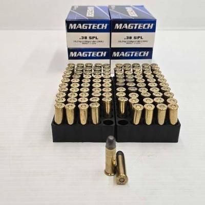 #1480 • (200) Magtech .38spl Ammo
