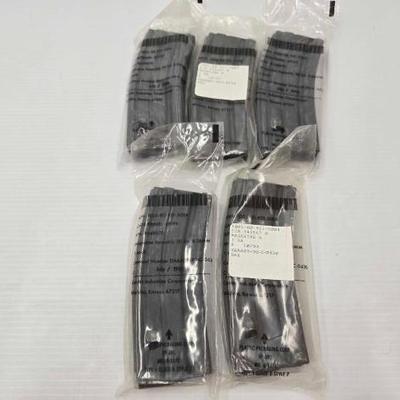 #1678 • NEW!!! (5) 30rd 5.56mm Magazines
