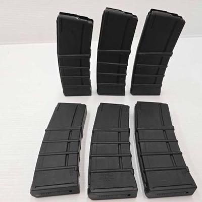 #1690 • (6) 30rd 5.56mm Magazines
