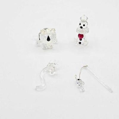 #1926 • Crystal Miniature Lion and Clown
