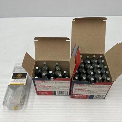 #1770 • (37) CO2 Cartridges and Air Chamber Lube
