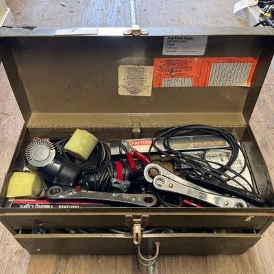 #8252 • Tool Box, Timing Light, Wrenches, Gauges & Power Cords
