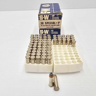#1426 • (70) Rounds of S&W 38 Special + P Ammo
