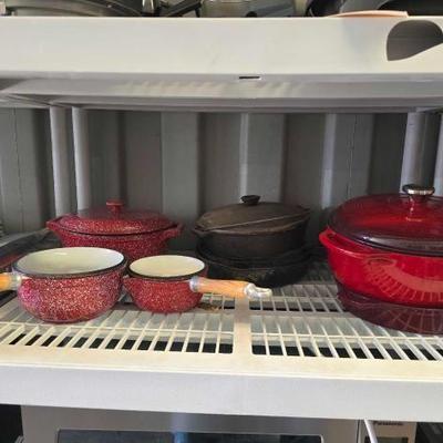 #8090 • Assorted Cast Iron Pans
