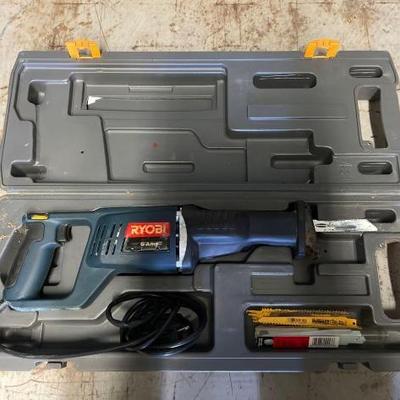 #8138 • Ryobi Reciprocating Saw and Case
