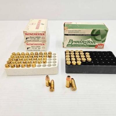 #1510 • (120) Rounds of 9mm & 40 S&W Ammo
