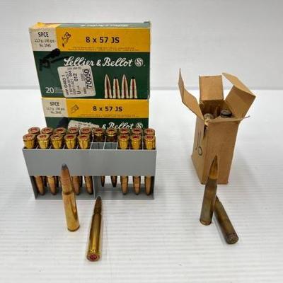 #1412 • (55) Rounds of 8x57 Ammo
