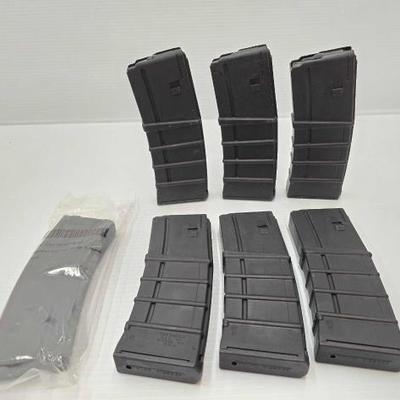 #1680 • (6) 30rd 5.56mm Magazines
