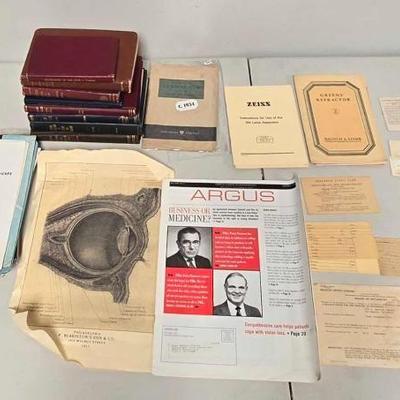 #2520 • (8) Ophthalmology Books, Instruction Manuals and more
