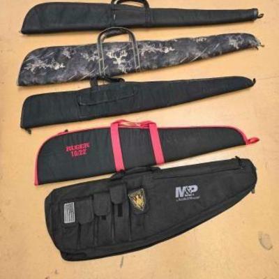#1822 • (5) Soft Rifle Cases
