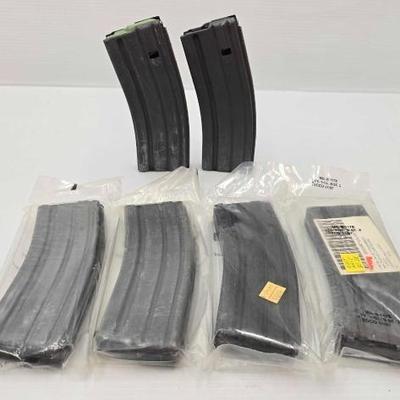 #1684 • (6) 30rd 5.56mm Magazines
