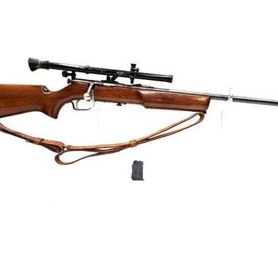 #822 • Wards Western Field 45 .22s.l.lr Semi-Auto Bolt Action Rifle
