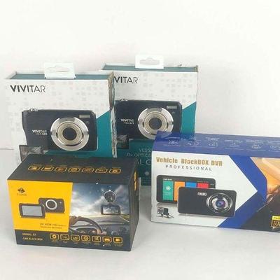 Vivitar Cameras 1 New One Used 2 Car Black Box Cameras