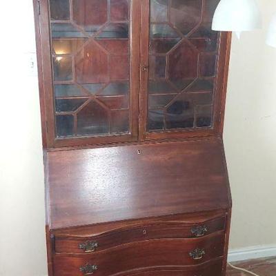 Vintage Mahogany Secretary Desk