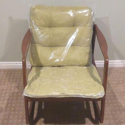MCM Green Cushion Chair