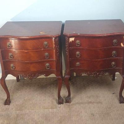 Mahogany Gibbard Craftsman end tables