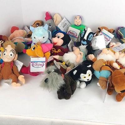 Disney Mini Plush Toys with Disney Store With Tags