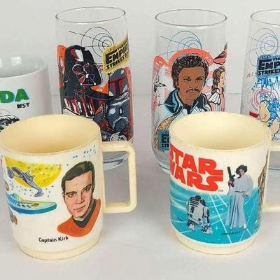Vintage Star Wars and Star Trek (1) Cups