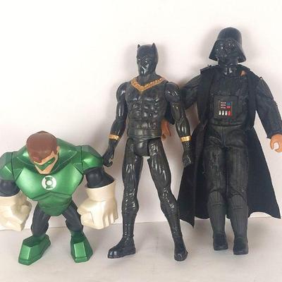 Green Lantern, Black Panther, Darth Vader