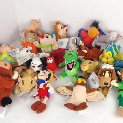 Disney Mini Plush Disney Store With Tags. LOT of 24