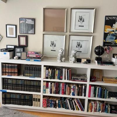 Books/and Picture Frames