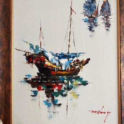 Oil painting, signed