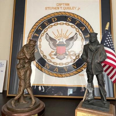 Military Statues and Tiles