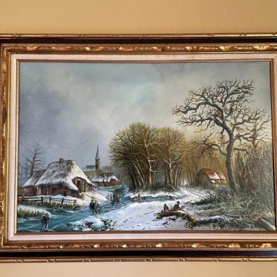 Lot 17 | Signed Bruener Original Oil On Canvas

