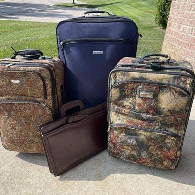 Lot 171 | Vtg Suitcases & Contents

